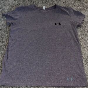 Under Armour Heathered Purple Tee